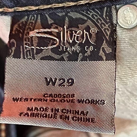 SILVER JEANS CO. SUKI CAPRI SIZE 29 - Picture 9 of 10